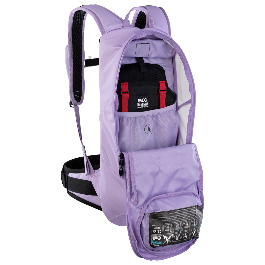 FR LITE RACE, 10 L, Protektorenrucksack / purple rose / M/L