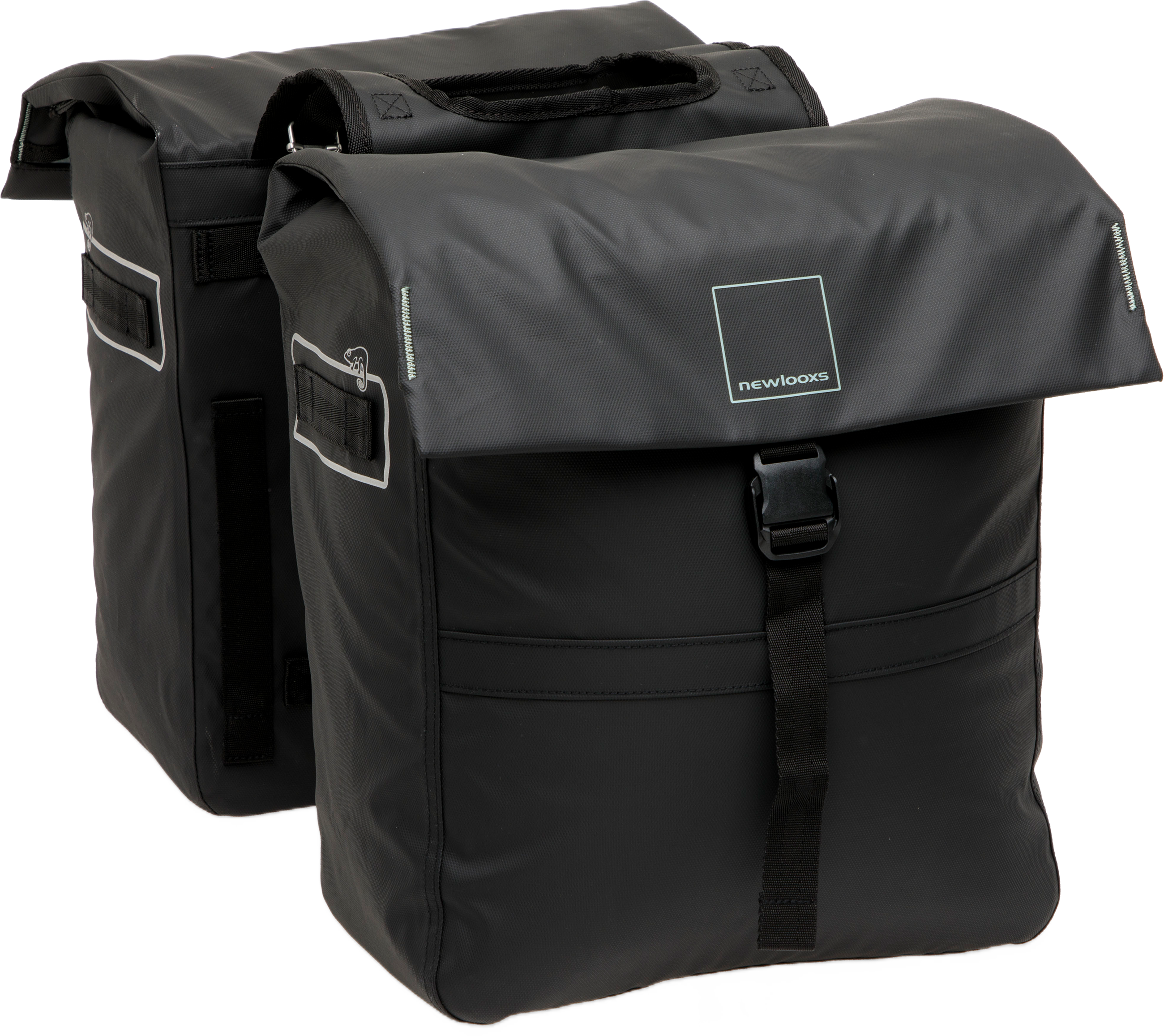 LEEDS DOUBLE Hinterradtasche / black