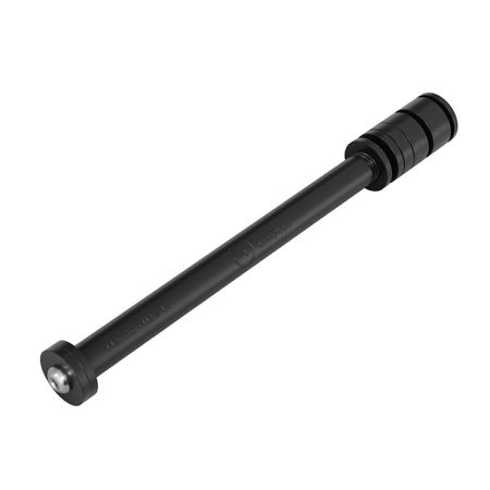 STECKACHSENADAPTER für Gepäckträgermontage / schwarz / M12 x 1.5 169mm