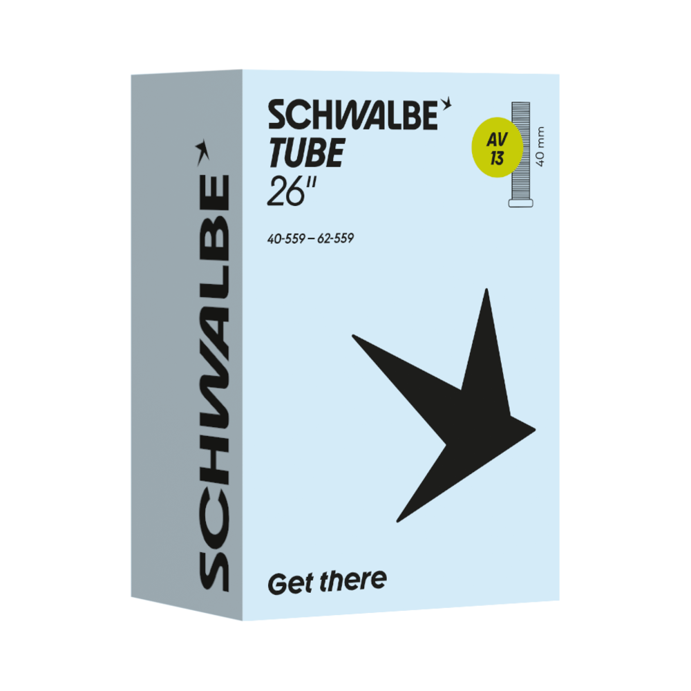 SCHWALBE STANDARD Schlauch / 26", AV13, 40mm, 40/62-559