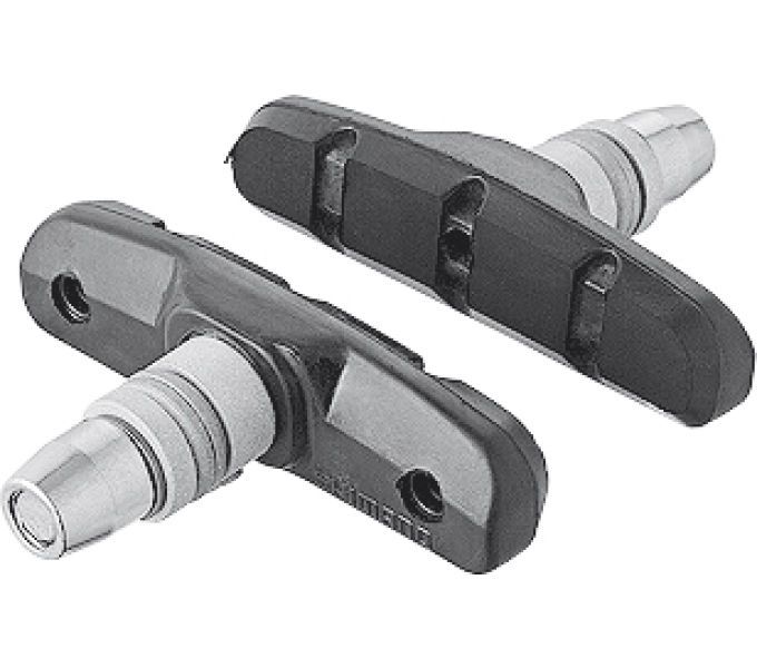 Bremsschuhe S65T / Schwarz / 10 Paar, mit Befestigungsmuttern