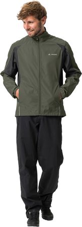 DUNDEE CLASSIC Herren-Zip-off-Windjacke / khaki / 3XL