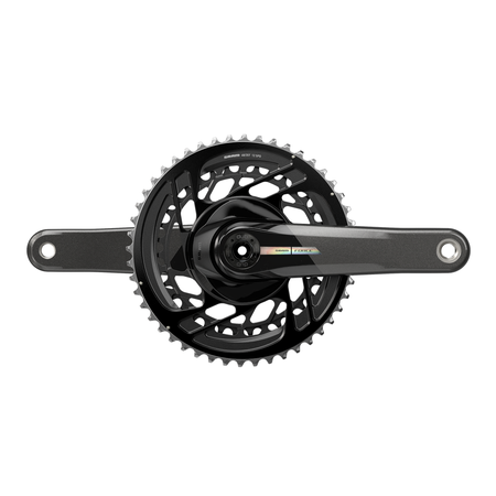 MY23 Crankset Force AXS 2x DUB / black/iridescent / 175mm/48/35t
