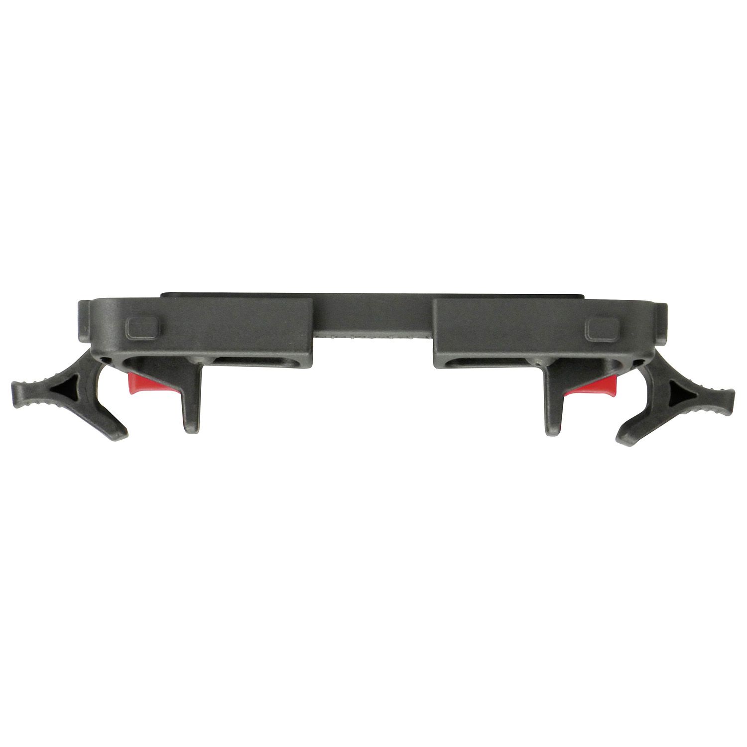 UNIKLIP 2 Universal-Korbbefestigung / schwarz-rot