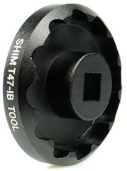 T47 Tretlagerwerkzeug für Praxis Works Shimano Hollowtech II Road Tretlager / black / 12 Nocken