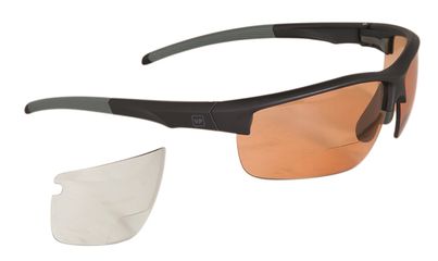 BIFOC Sportbrille mit Korrektur / braun-grau / +1.5