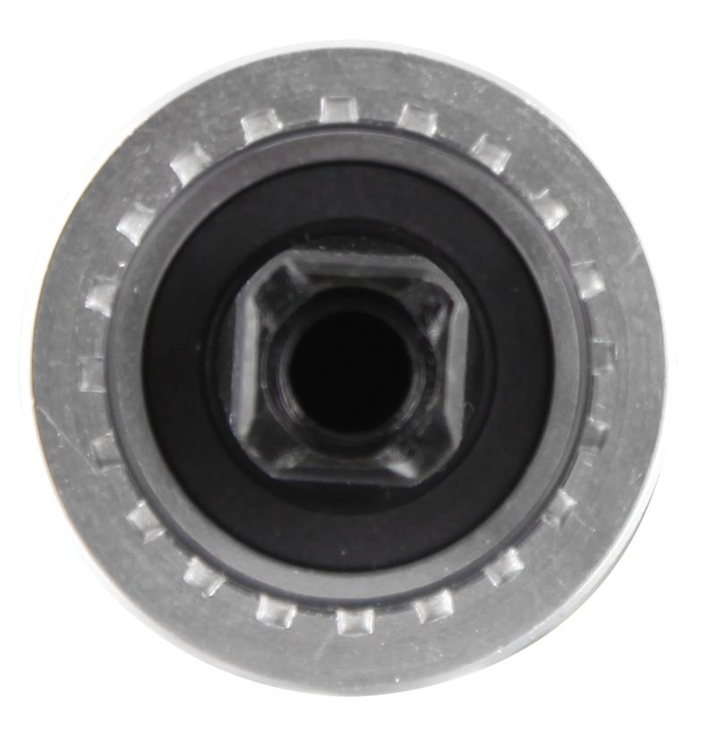 FRA 4-Kant-Tretlager für 68mm Gehäuse / silber schwarz / FRA 117.5mm