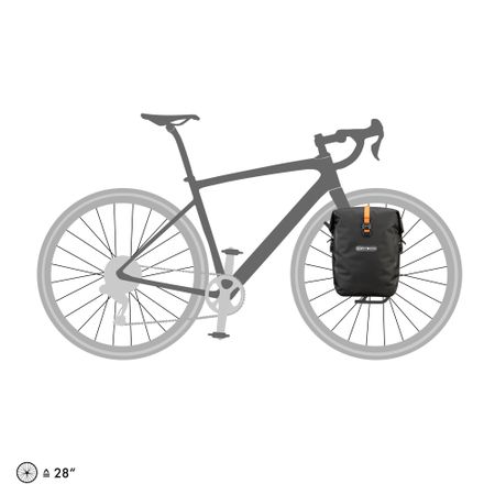 GRAVEL-PACK Taschen (Duo) / black matt / 2 x 14.5l