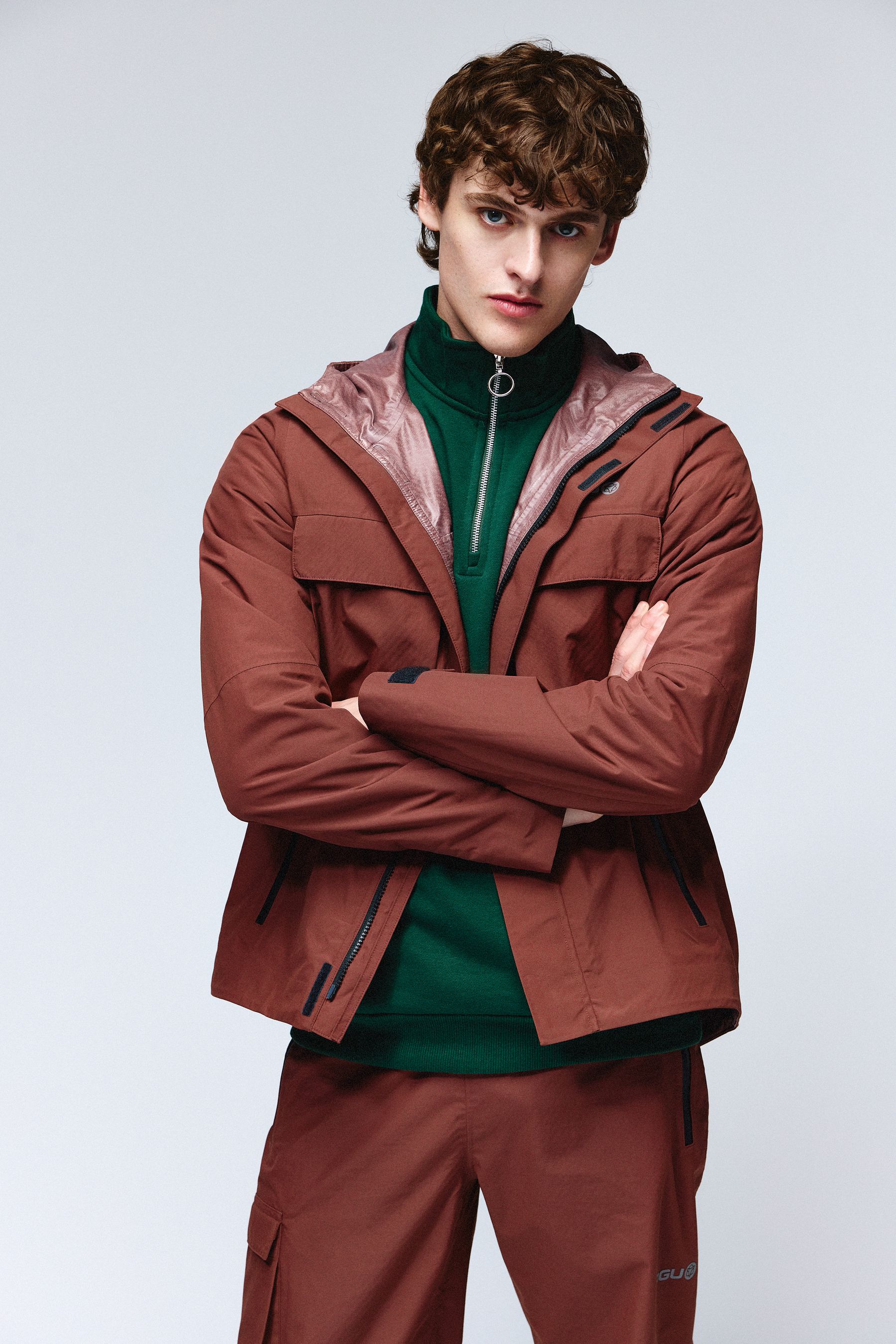 City Cruiser Rain Jacket Urban Outdoor / dark rose brown / M