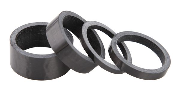 SPACER SET UD-CARBON für Ahead-Set Vorbauten / schwarz / 1 1/8 Zoll