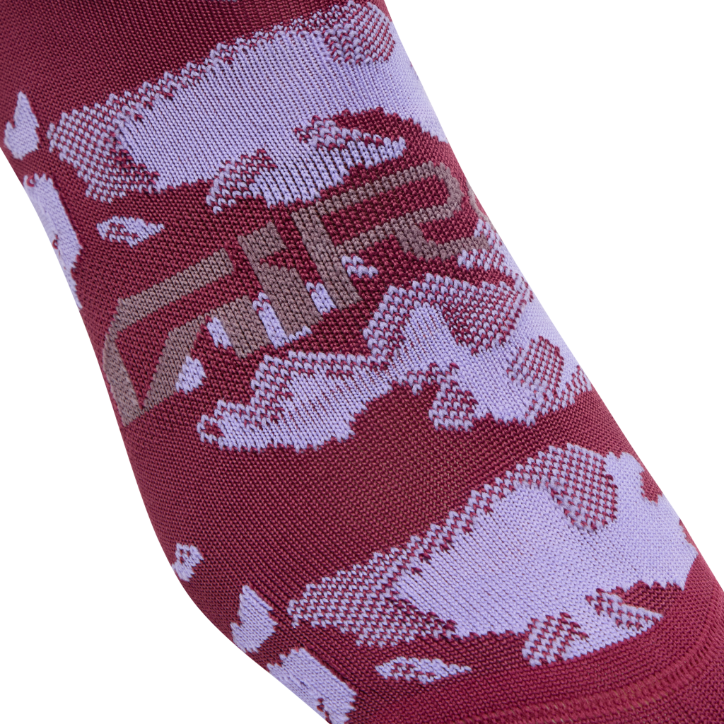 Comp Racer High Sock / maroon pulse / S