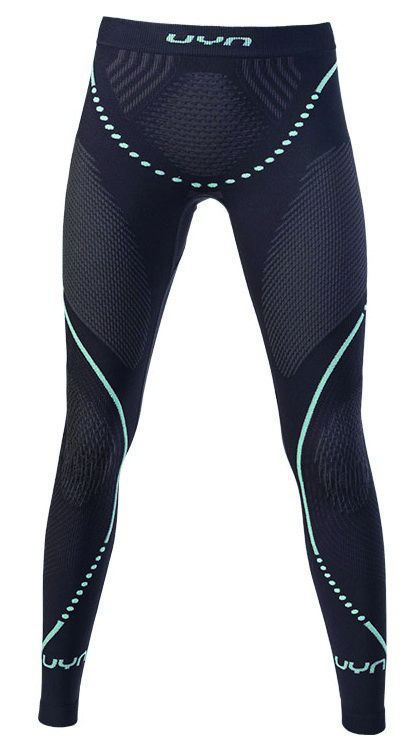 EVOLUTYON Damen-Thermohose / charcoal/anthracite/aqua / XS