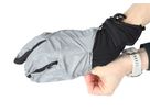 BEAM COVER Unisex-Handschuh mit reflektierender Schutzhülle / schwarz_silber / XL