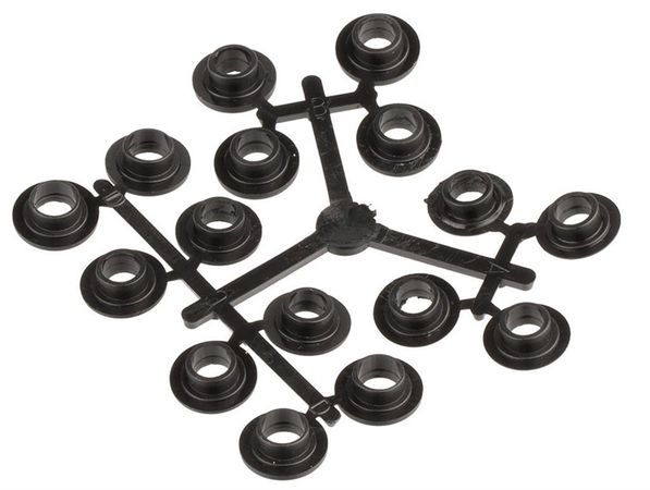 ROLLERBOYS BDP-01 Wechselrollen, 10 Zähne / schwarz / 10 Zähne