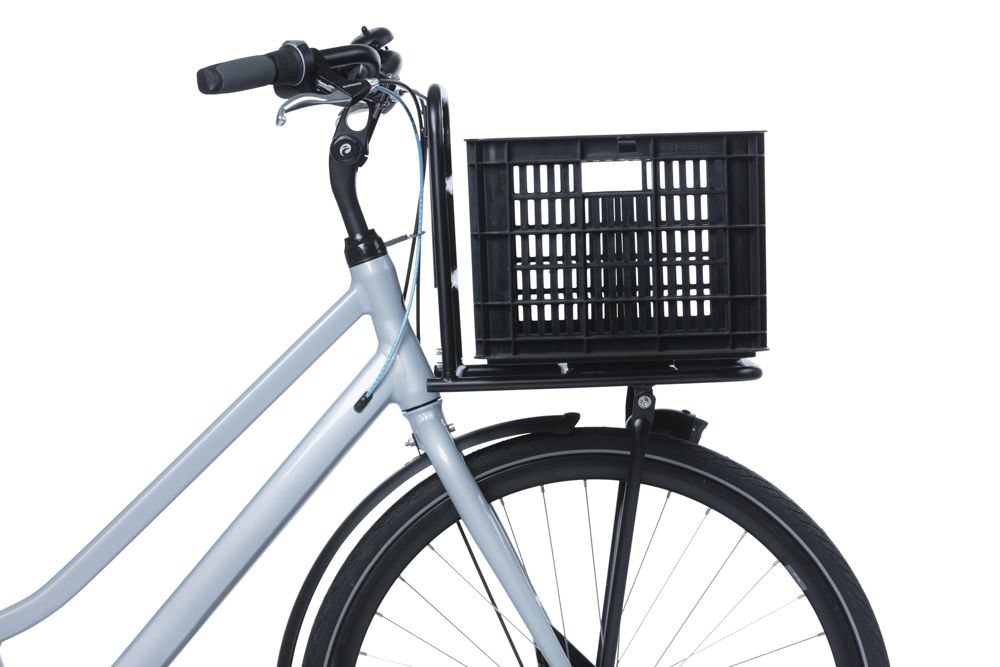 Fahrradkiste Crate / schwarz / 29.5 l, 44 cm, 33 cm, 25 cm