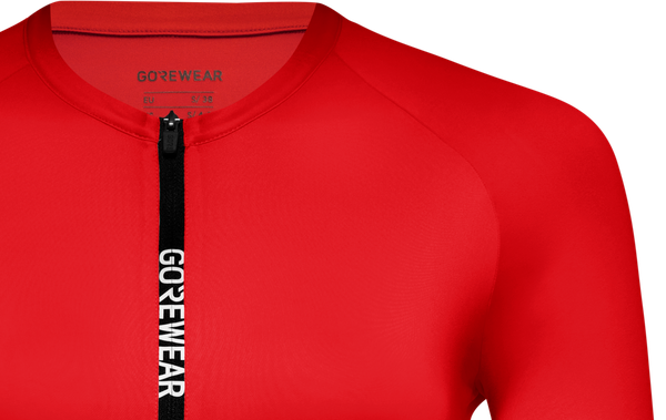 SPINSHIFT Damen-Langarmtrikot / lab red / S=38