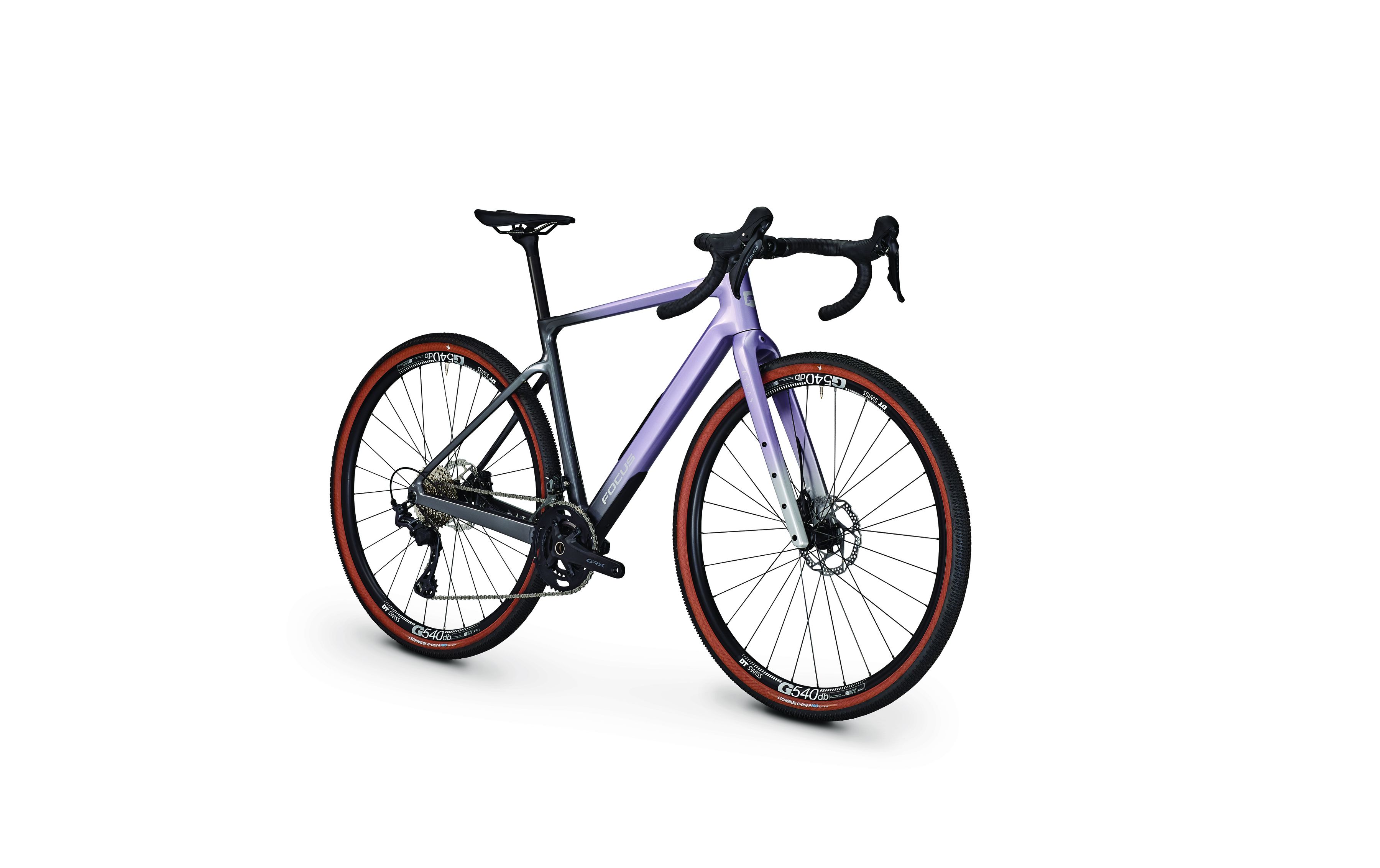 ATLAS 8.7 Gravelbike / Lavender/Steelgrey / M