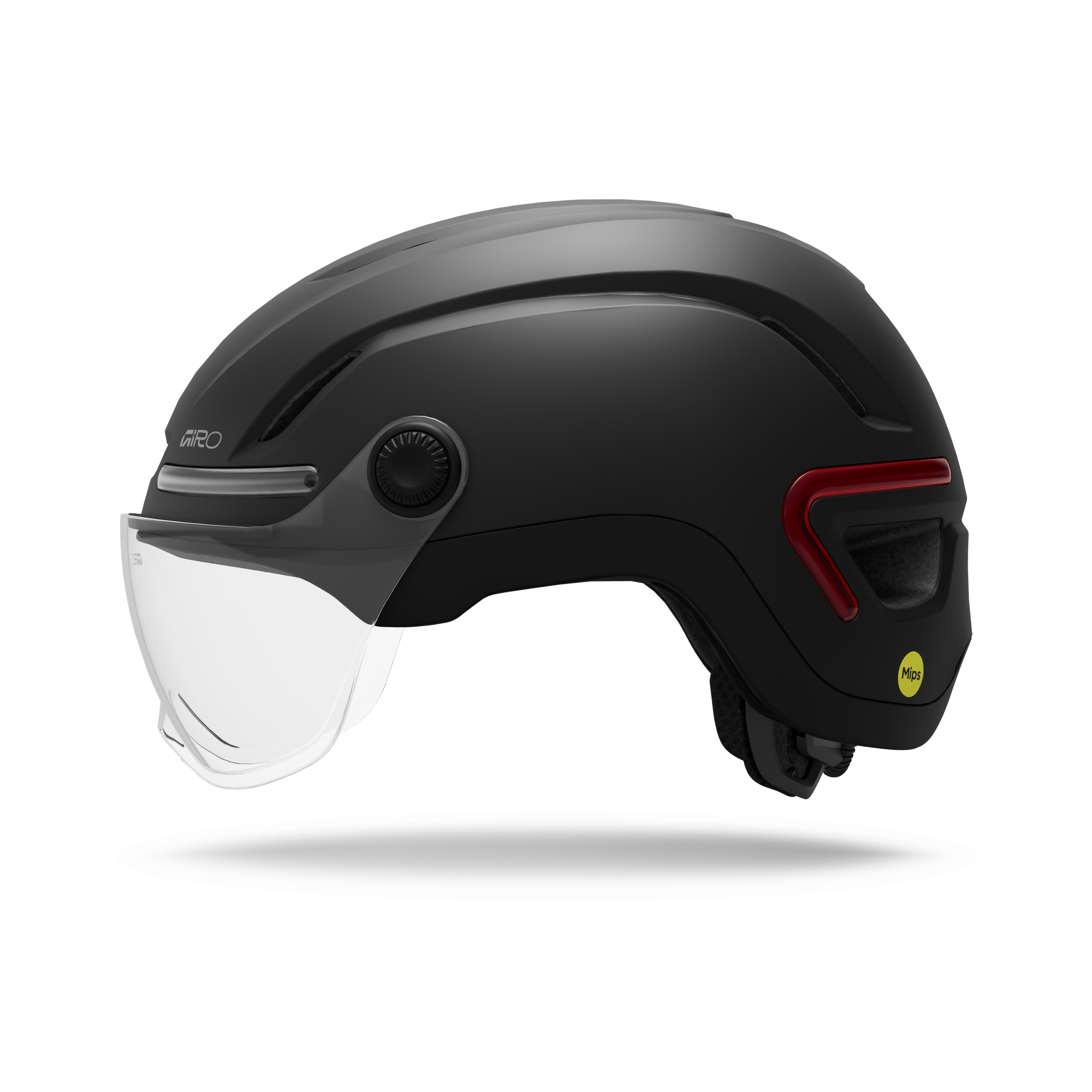 ETHOS MIPS LED SHIELD Velohelm / matte black / S 51-55cm