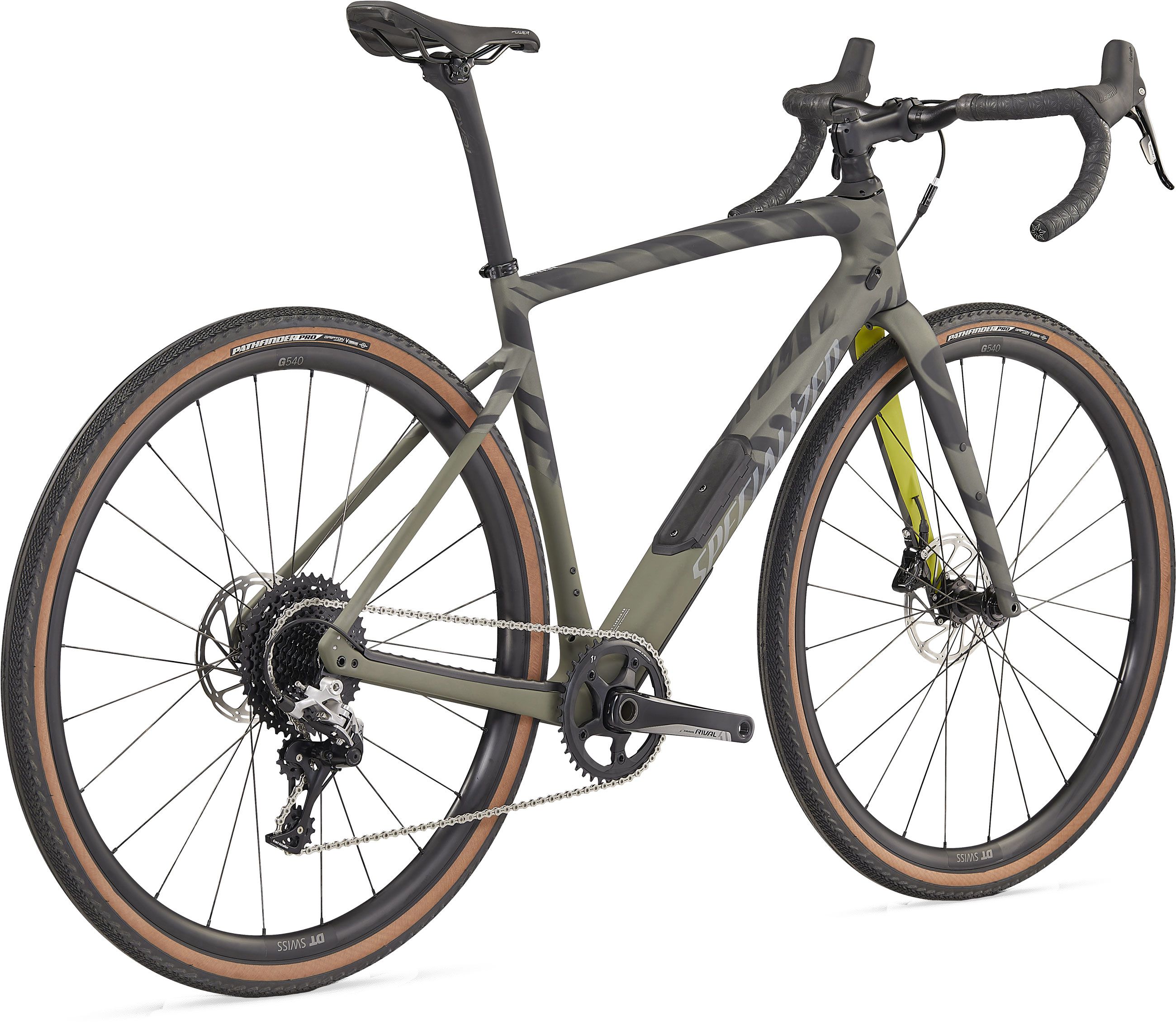 DIVERGE COMP CARBON Gravelbike / satin olive oak chrome wild / 56 CM