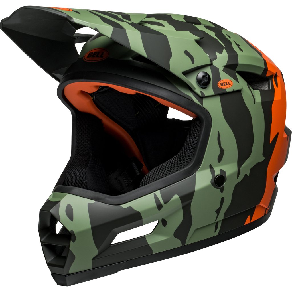 Sanction II DLX MIPS Helmet / matte dark green/orange / XL 59-61