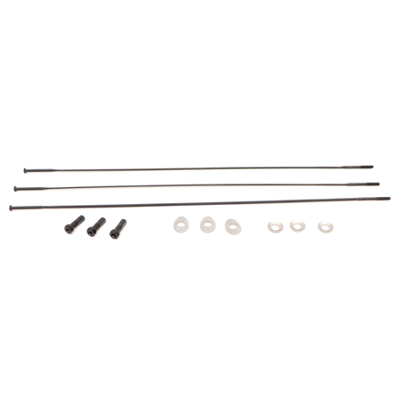 Spoke and Nipple 236mm CX-Ray Straight Pull Qty 3 / black