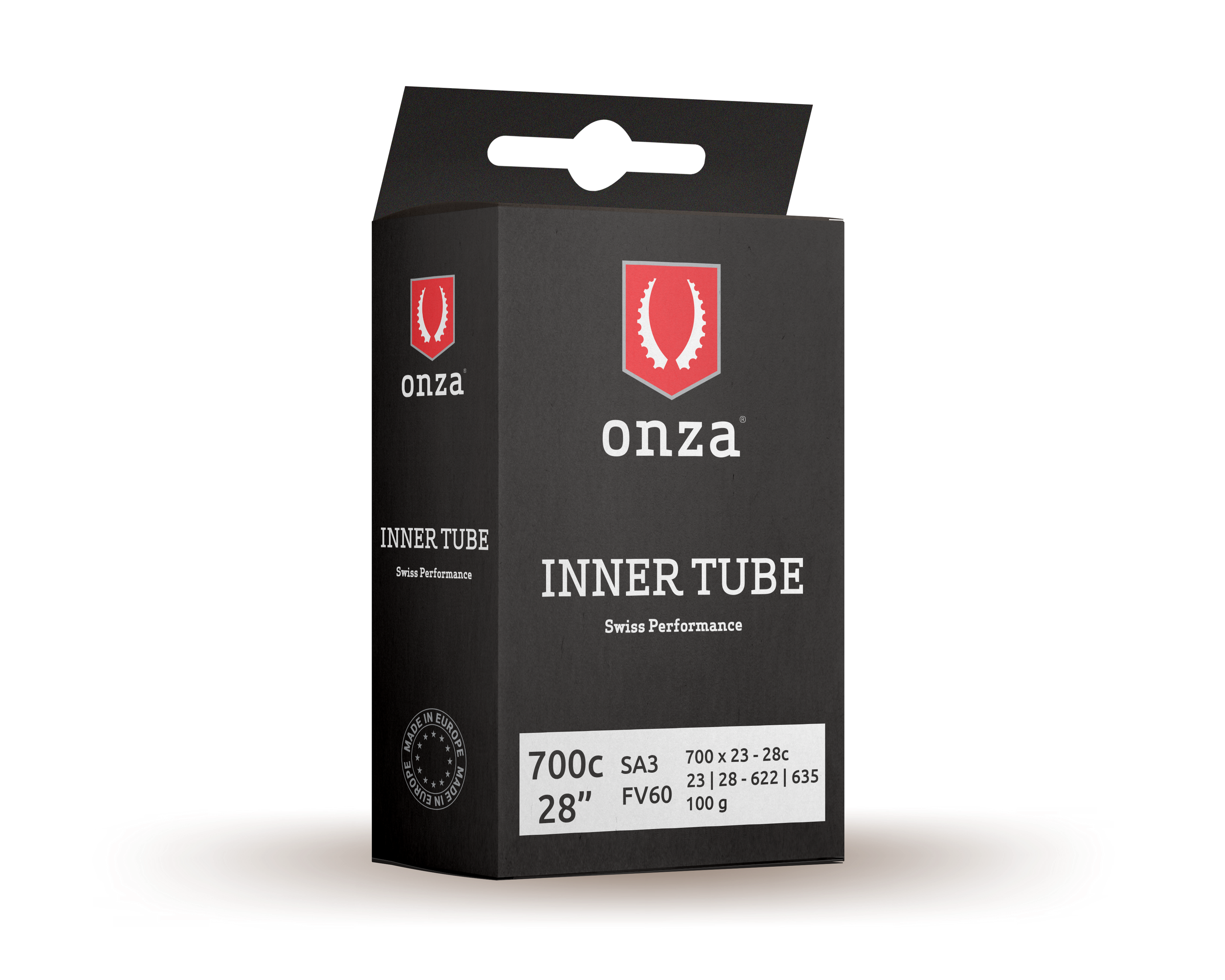 ONZA SA3 STANDART Schlauch / Schwarz / SV, 47mm, 24/47-622