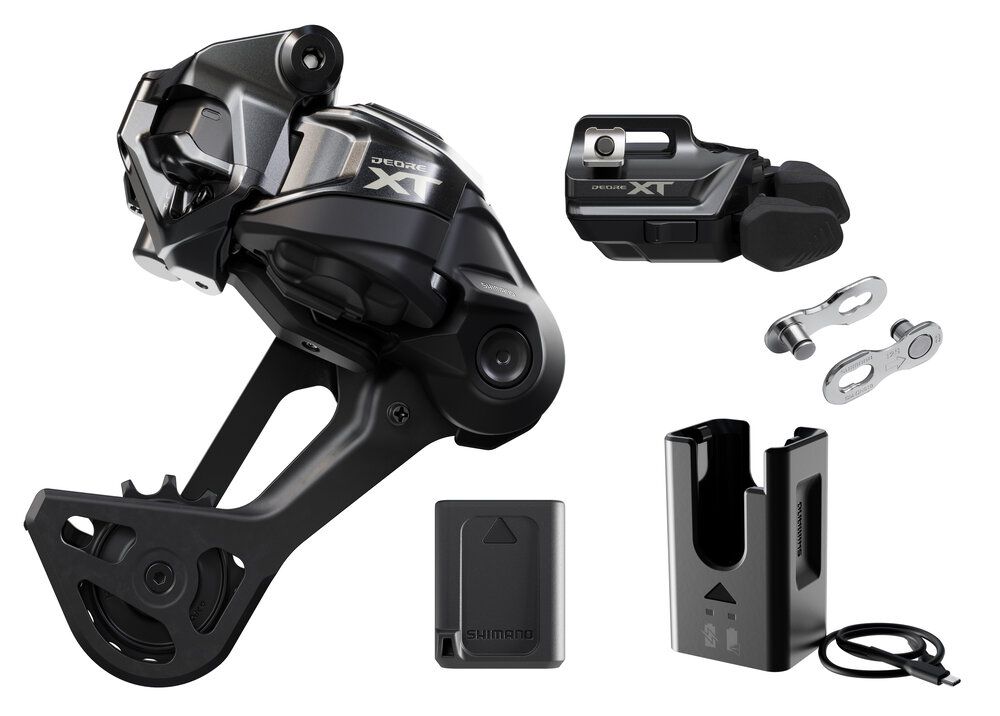 XT M8250 Di2 Upgrade Kit 12fach / Käfig lang / I-Spec EV