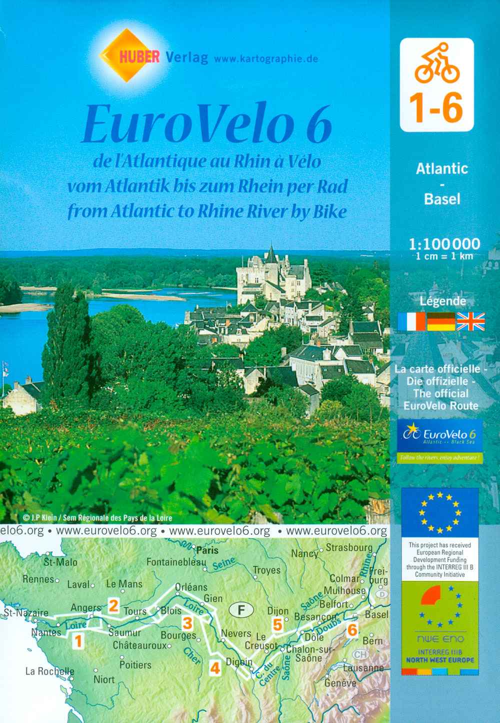 EUROVÉLO 6 - Vom Atlantik bis zum Rhein per Rad - Hauptansicht