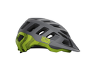 RADIX MIPS Velohelm / matte metallic black/ano lime / L 59-63