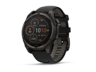 FENIX 8 SOLAR SAPPHIRE Multisportuhr / carbongrau / 47mm Sapphire, 22mm Armband