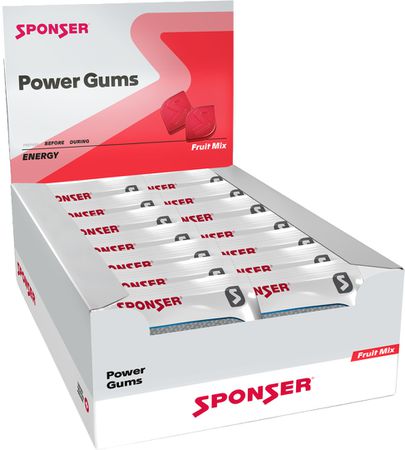Power Gums, Display (20 x 75 g) / Fruit Mix