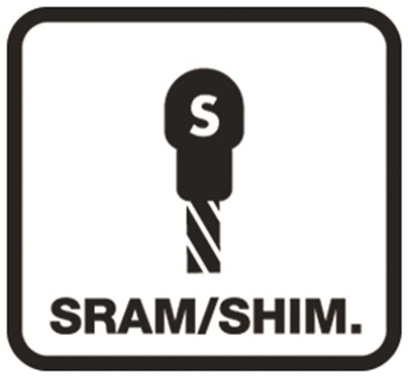 BREMSKABEL ROAD Shimano/SRAM, slick, inox 1.5 x 2000mm / silber