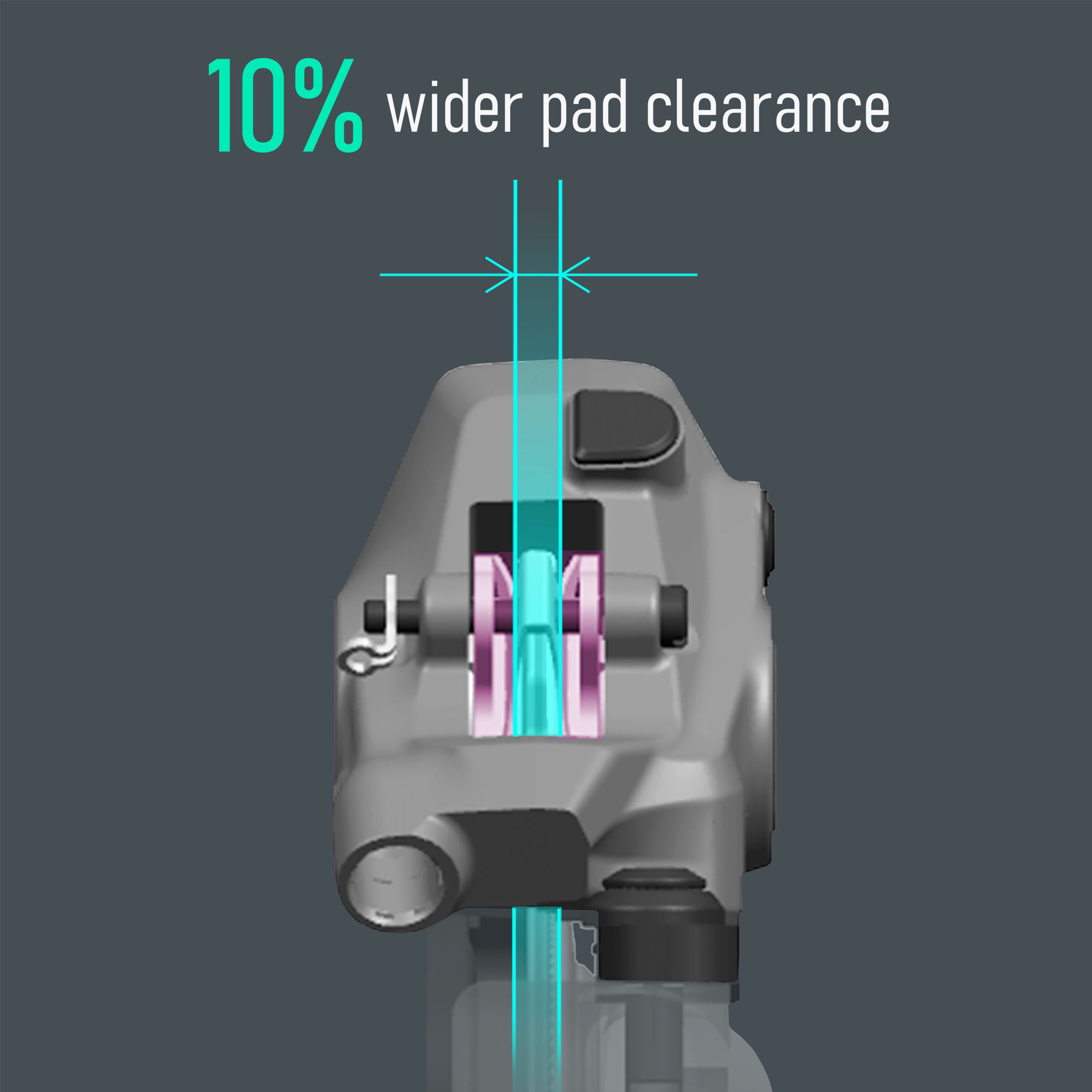 Bremssattel Dura-Ace BR-R9270 / Schwarz / vorne, Flatmount/inkl. Adapter 140/160 mm