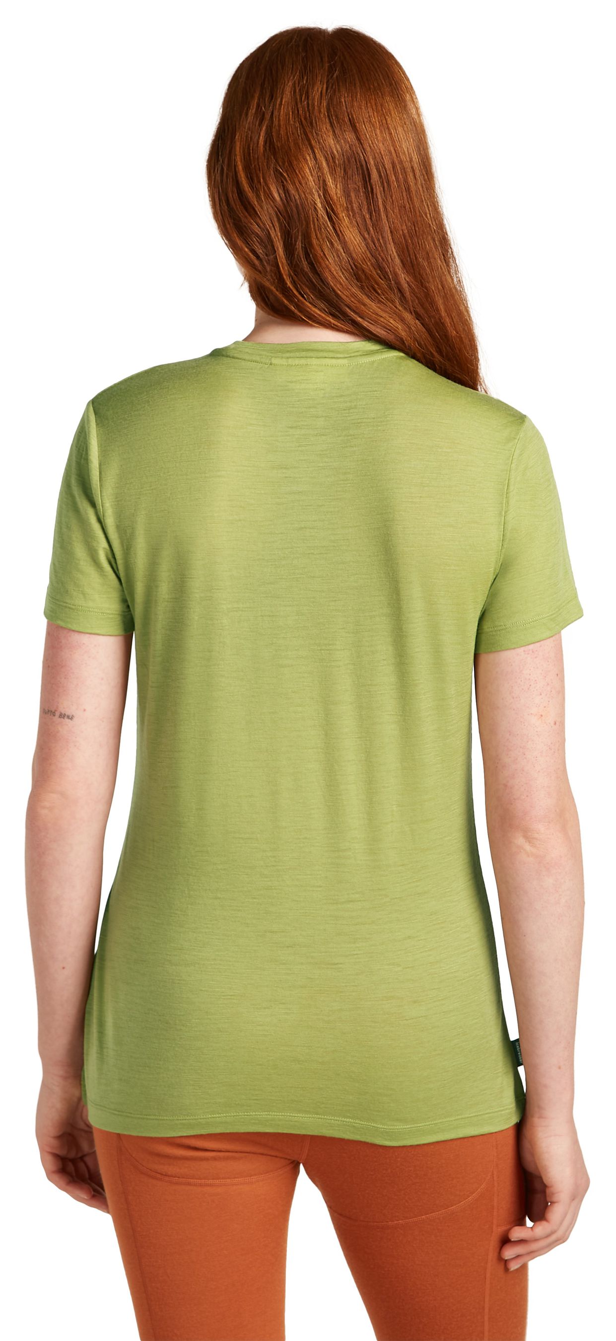 TL ADVENTURE RIDE Damen-Merino-Kurzarmshirt / olive / S