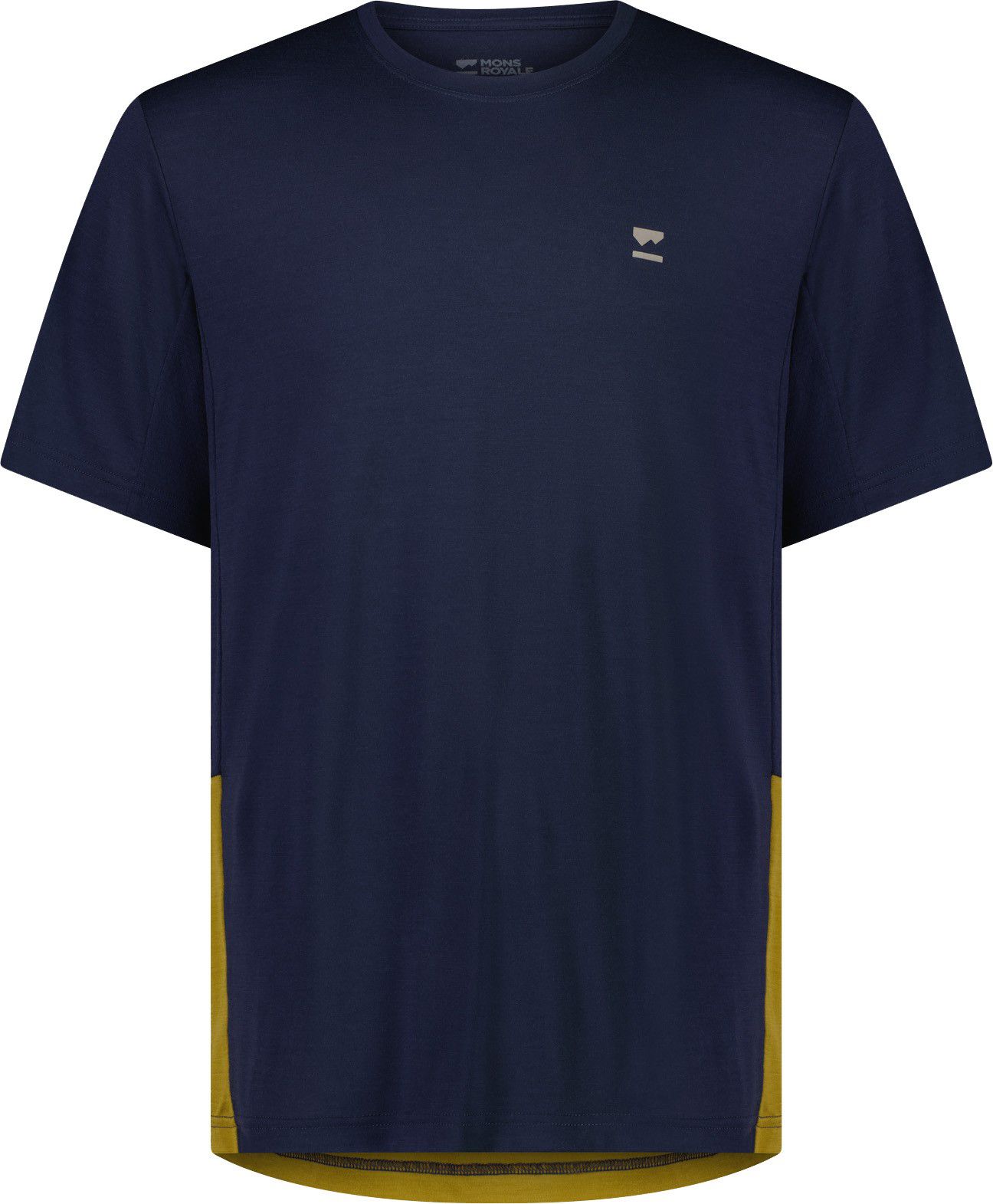 TARN Herren-Merino-Kurzarmshirt / cumin/midnight / XXL