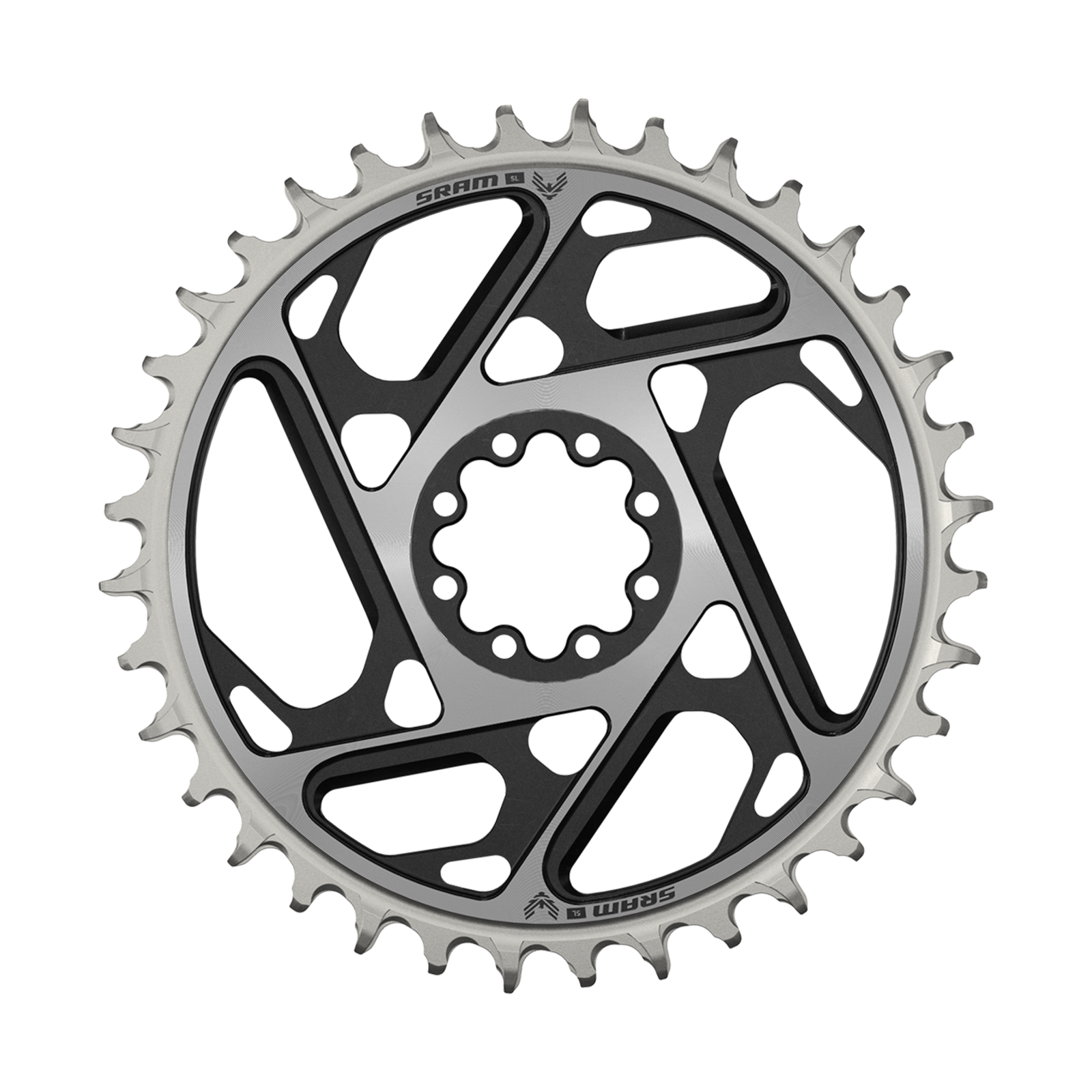 Chainring XX SL Eagle AXS Transmission DM 8-bolt 0mm Offset / black / 38T