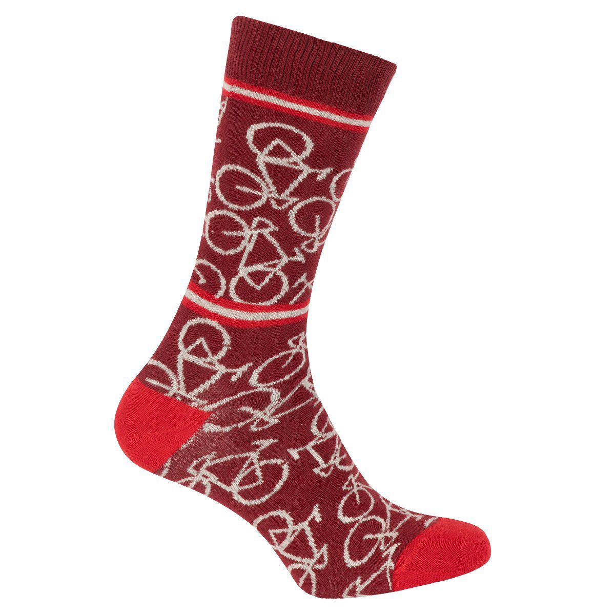Bicycle Socks / bordeaux / 43-46