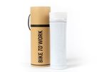 Edelstahlflasche mit Relief