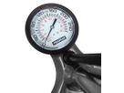 KOMPRESSOR Standpumpe aus Aluminium, 3" Manometer / silber