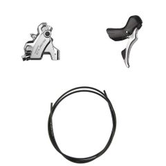 Scheibenbremsen-Set CUES BR-U6030 mit ST-U6030 / silber / hinten, Hebel rechts, bremsen, schalten, 10/11, 170 cm