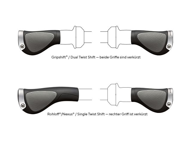 GP3 Komfortgriff / black / L