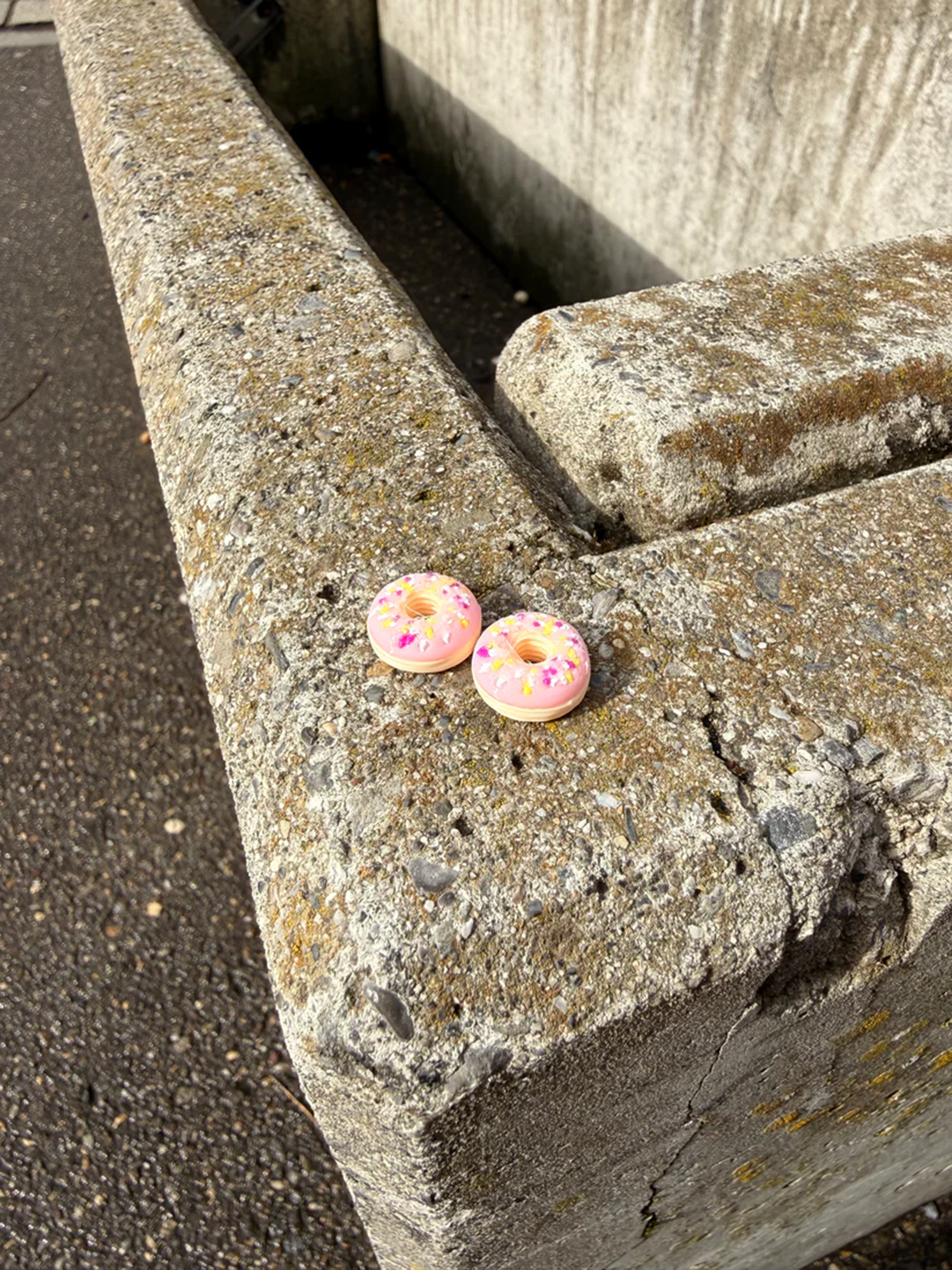 DONUT Presta-Ventildeckel / rosa