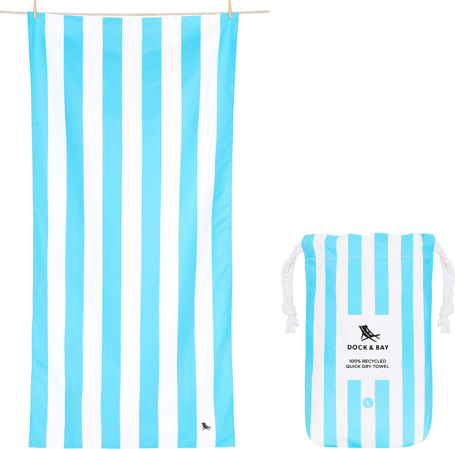 Beach Towels Large / tulum blue