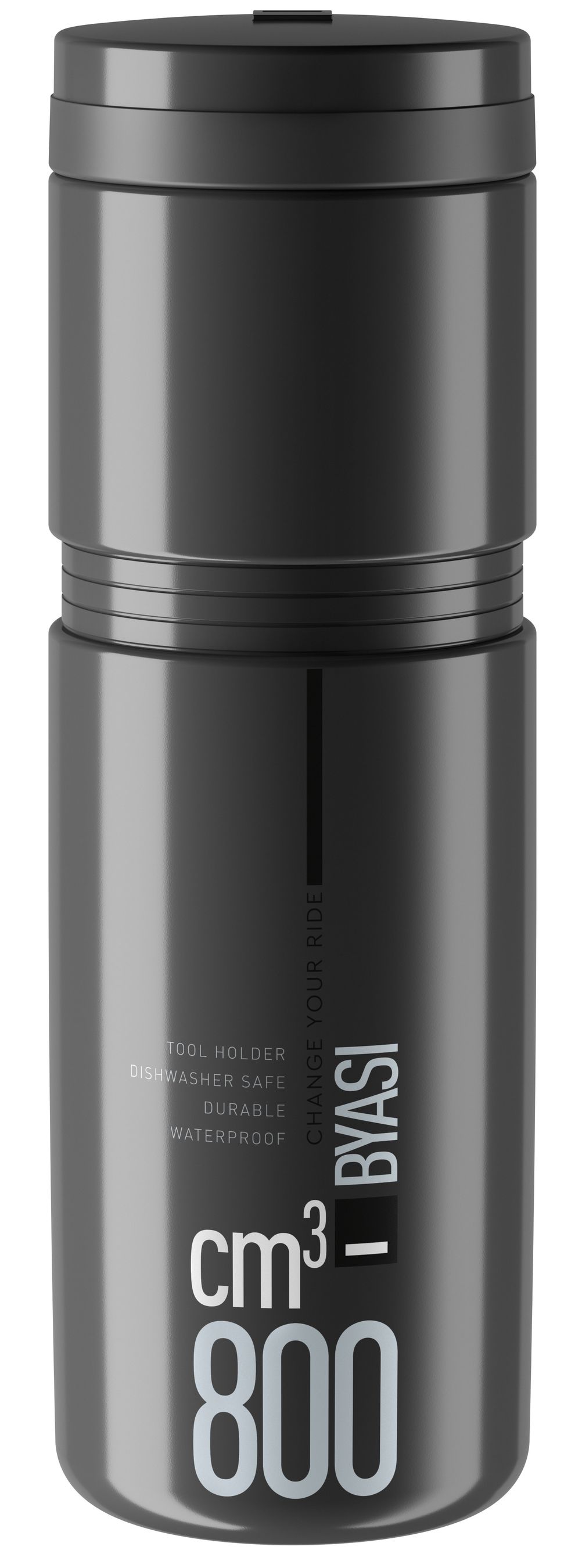 Werkzeugbidon Byasi dunkelgrau / dunkelgrau / 800 cm3