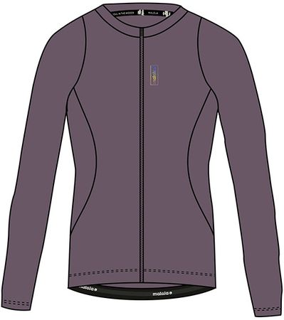 IDROM Damen-Langarmtrikot / stormy lilac / M