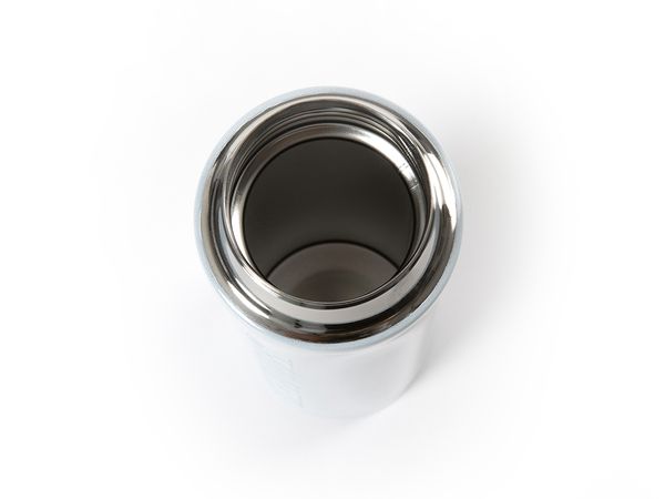 Edelstahlflasche mit Relief