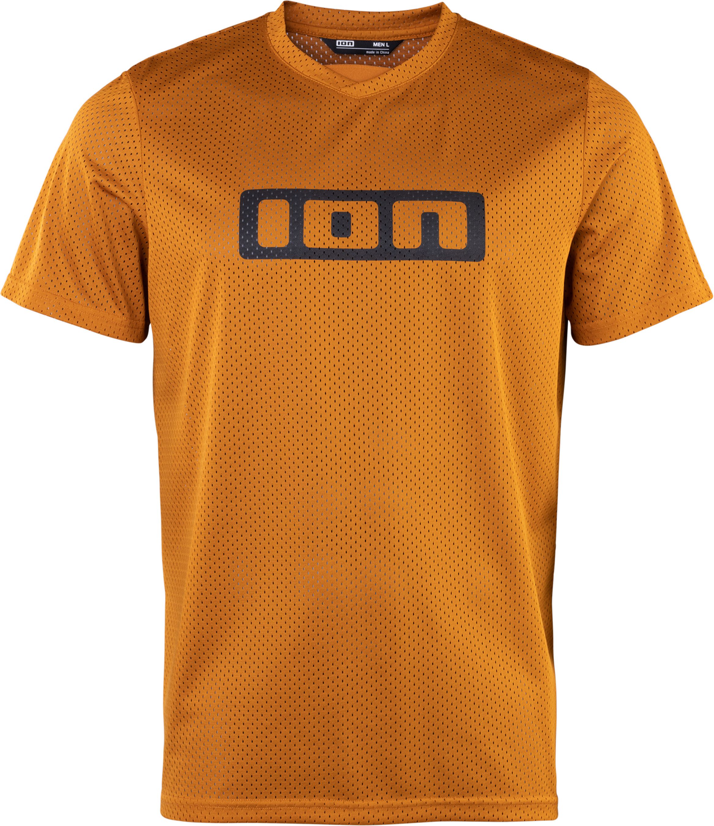 LOGO Herren-Kurzarmshirt / rocky orange / S