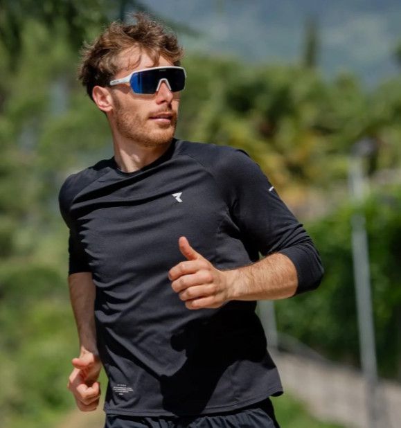 ERVO Sportbrille / sky white