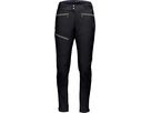 FJØRÅ  FLEX 1 Damen-Bikehose lang / caviar/castor grey / L