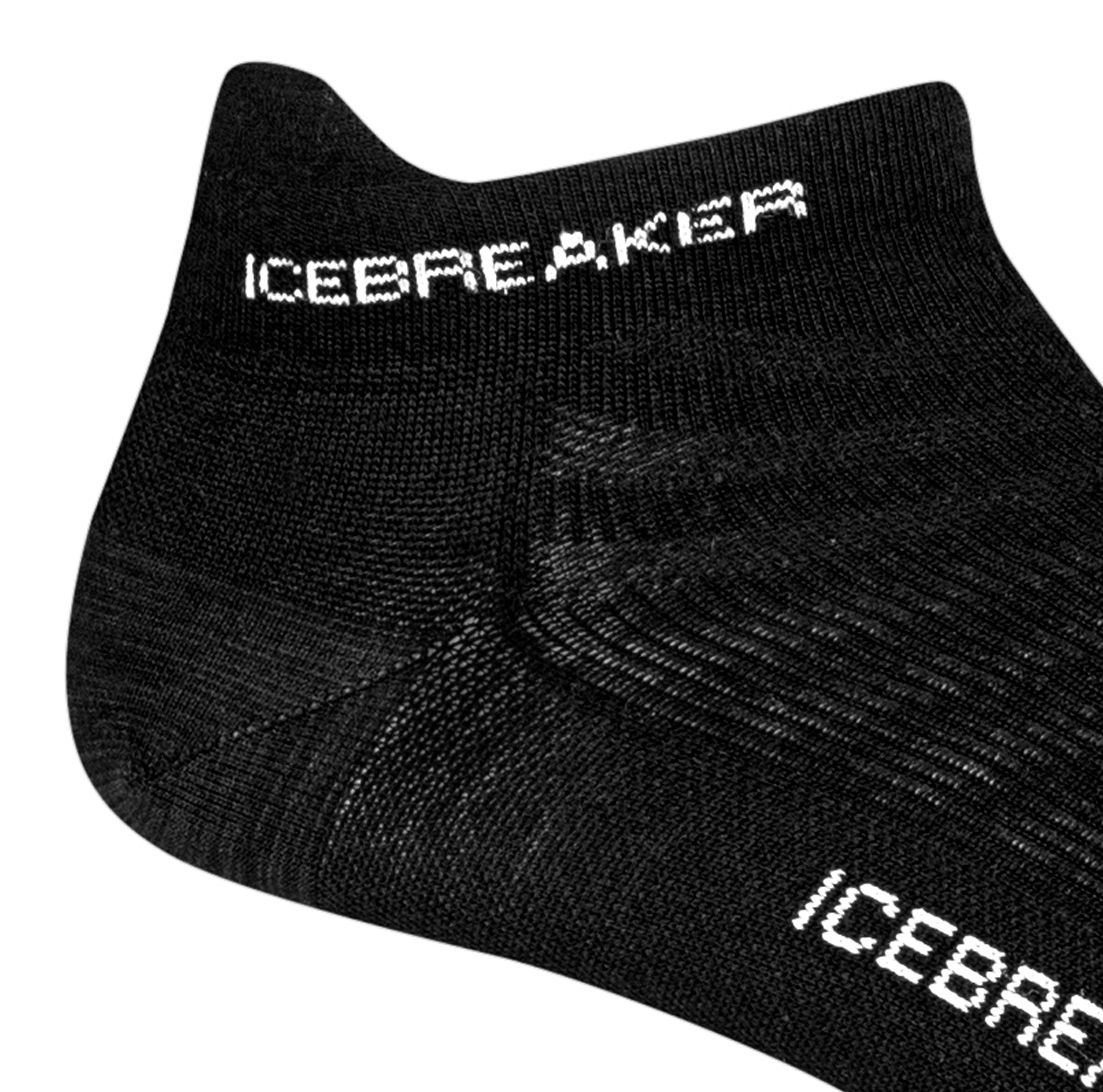 RUN+ UL MICRO Unisex-Merino-Socken / black/snow / XL=47-49